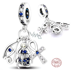 Sterling silver 925 Ancient Egyptian symbols, protective amulet, 3in1, travel bracelet pendant Sterling silver 925 Ancient Egyptian symbols, protective amulet, 3in1, travel bracelet pendant