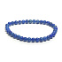 Lapis Lazuli bracelet elastic natural stone, ball 5 - 6 mm / 16 - 17 cm, harmony stone