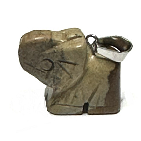 Brown Jasper Elephant pendant natural stone, hand-polished figurine 1.8 x 2.5 x 8 mm, stone of positive energy Brown Jasper Elephant pendant natural stone, hand-polished figurine 1.8 x 2.5 x 8 mm, stone of positive energy
