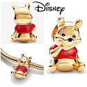 Sterling silver 925 Disney Winnie the Pooh, bead for bracelet