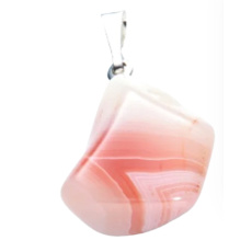 Achát růžový Botswana Troml přívěsek, přírodní kámen, M cca 3 cm, 1 kus, kámen stability Achát růžový Botswana Troml přívěsek, přírodní kámen, M cca 3 cm, 1 kus, kámen stability