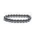 Hematite bracelet elastic natural stone, bead 8 mm / 16 - 17 cm, healthy blood stone