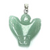 Avanturine green Angel, angel wings pendant natural stone hand cut 25 x 21 x 5 mm, lucky stone