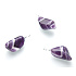 Amethyst Malawi Trommel pendant natural stone M, approx. 2,5 cm, stone of kings and bishops