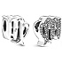 Charm Sterling silver 925 Zodiac sign Sparkling Virgo, bead for bracelet
