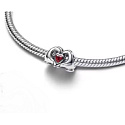 Charm Spojená srdce – Symbol věčné lásky Forever Love, korálek na náramek láska