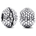 Charm Sterling silver 925 Game of Thrones Glittering Dragon Egg, Bracelet Bead, Movie