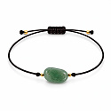 Avanturín – Síla minerálů | Nastavitelný šňůrkový náramek | Symbol prosperity