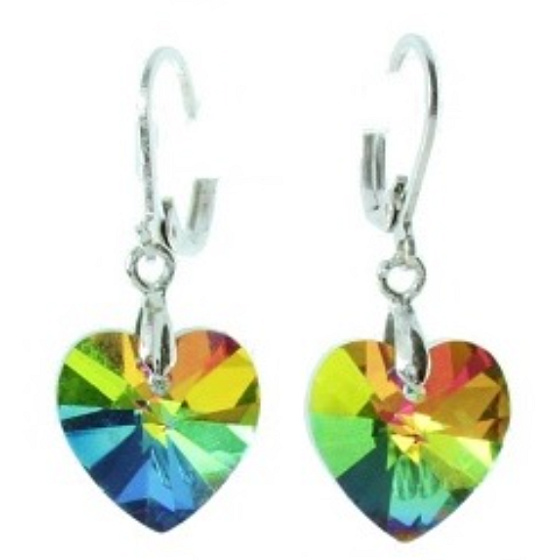 Magical earrings cut heart I'm not just a jewel 3,5 cm