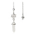 Crystal Merkaba + pendulum, natural stone pendant 71 x 8 x 8 mm