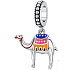 Sterling silver 925 Camel, travel bracelet pendant
