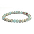 Jasper / Shushan stone bracelet elastic natural stone, ball 6 mm / 16 - 17 cm