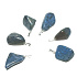 Dumortierite Troml pendant natural stone, 2,2-3 cm, 1 piece, youth in the heart