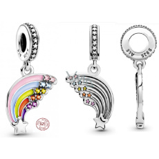 Charm Sterling silver 925 Rainbow, bracelet pendant symbol Charm Sterling silver 925 Rainbow, bracelet pendant symbol