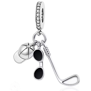 Charm Golf – styl, elegance a vášeň pro hru, 3v1 - hůl, brýle, čepice, přívěsek na náramek sport