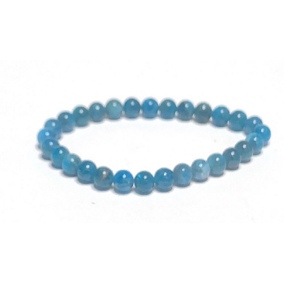 Apatit náramek elastický přírodní kámen realizace