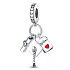 Charm Sterling Silver 925 Graduation - Cap, Diploma Parchment, 3in1 Graduate Pendant Bracelet