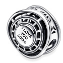 Charm Sterling Silver 925 Marvel The Avengers, Iron Man's Arc Reactor, Bracelet Bead