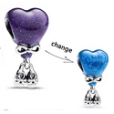 Charm Sterling silver 925 Heart and booties, Baby boy - Baby boy, bead on bracelet family