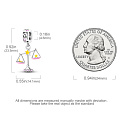 Sterling Silver 925 Luminous - Zodiac Sign Libra, Bracelet Pendant