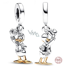 Charm Sterling silver 925 Disney 100. anniversary of Donald Duck, bracelet pendant Charm Sterling silver 925 Disney 100. anniversary of Donald Duck, bracelet pendant