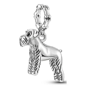 Charm Sterling Silver 925 Dog - Irish Terrier, Animal Bracelet Pendant