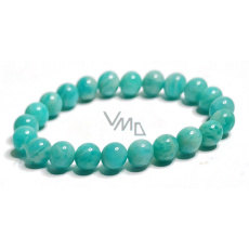 Amazonite bracelet elastic natural stone, ball 8 mm / 16 - 17 cm, stone of hope Amazonite bracelet elastic natural stone, ball 8 mm / 16 - 17 cm, stone of hope