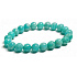 Amazonite bracelet elastic natural stone, ball 8 mm / 16 - 17 cm, stone of hope