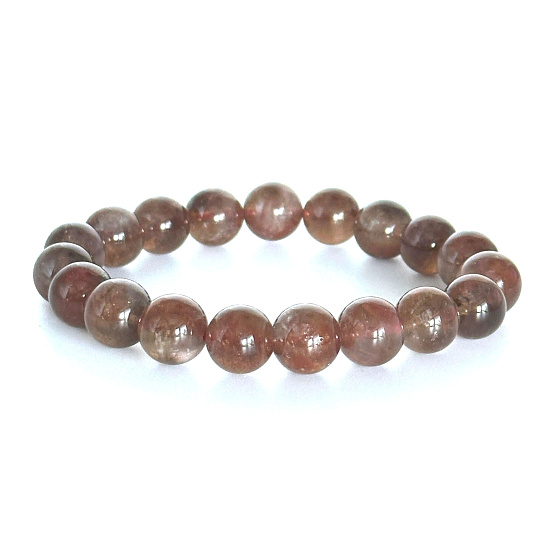 Auralite 23 natur bracelet elastic natural stone, ball 10 - 11 mm / 16 - 17 cm, one of the most powerful stones on the planet