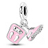 Charm Sterling silver 925 Slimming program 2in1, pendant bracelet sport