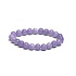 Angelit purple bracelet elastic natural stone, ball 8 mm / 16 -17 cm, peace stone