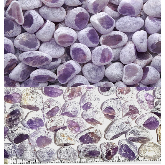 Amethyst cut for regenerative therapy, approx. 4 - 7 cm, 1 piece, Top quality, stone of kings and bishops