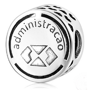 Charm Sterling silver 925 Administration, bead on bracelet employment