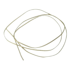 Flat sand-colored leather 2 mm, length approx. 120 cm 1 piece