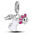 Sterling silver 925 Cat, paw, fish - meow, 3in1 pendant for pet bracelet