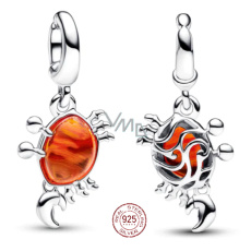 Charm Sterling silver 925 Disney The Little Mermaid - Sebastian the Crab, pendant for bracelet Charm Sterling silver 925 Disney The Little Mermaid - Sebastian the Crab, pendant for bracelet