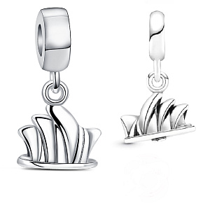 Sterling silver 925 Sydney - Opera House, travel bracelet pendant