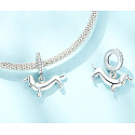 Charm Sterling Silver 925 Dog - Dachshund, animal bracelet pendant