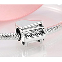 Charm Sterling silver 925 Piano, bead on bracelet, interests