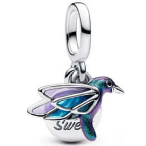 Charm Kolibřík, přívěsek na náramek zvíře Charm Kolibřík, přívěsek na náramek zvíře
