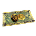 Talisman Gold plastic banknote 100 Bitcoin