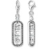 Charm Sterling silver925 Love and Peace - rotating symbol, lobster clasp pendant on love bracelet