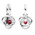 Charm Sterling Silver 925 Red Circle of Eternity July, Pendant Bracelet Symbol