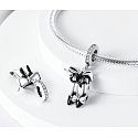 Charm Sterling silver 925 Chic style - shoes with bow, bracelet pendant, interests