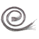 Flat brown leather 2 mm, length approx. 120 cm 1 piece