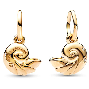 Charm Sterling Silver 925 Disney The Little Mermaid, Enchanted Shell, Sea Bracelet Pendant Charm Sterling Silver 925 Disney The Little Mermaid, Enchanted Shell, Sea Bracelet Pendant