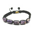 Charoite / Charoite bracelet natural stone, hand knitted, adjustable size, magic and spells, miracle from Yakutia