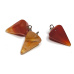 Carnelian Sideric pendulum natural stone 2,2 cm, 1 piece, Teach us here and now