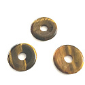 Tiger's Eye Donut natural stone 30 mm, stone of sun and earth, stone of sun and earth, brings luck and wealth