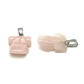 Rosemary Frog for happiness pendant natural stone approx. 20 x 15 mm, love stone Rosemary Frog for happiness pendant natural stone approx. 20 x 15 mm, love stone